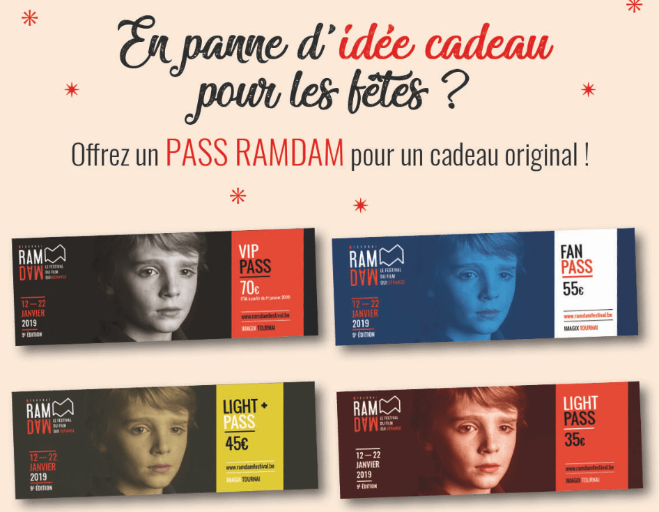 En panne d’idée cadeau pour les fêtes ? Offrez un Pass Ramdam !